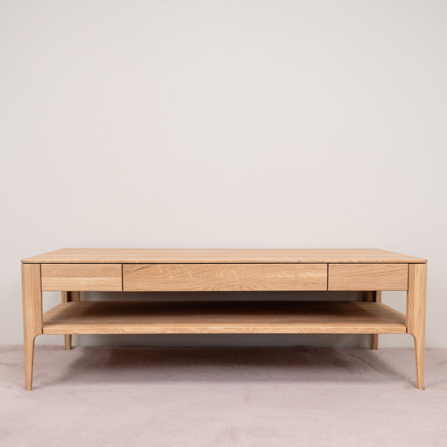 Couchtisch aus massiver Eiche Narvik, 120х60х40 cm. | VESKOR