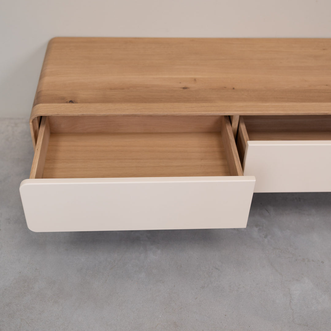 Massivholz-TV-Ständer OSLO 1, 120x45x36,5 cm | VESKOR
