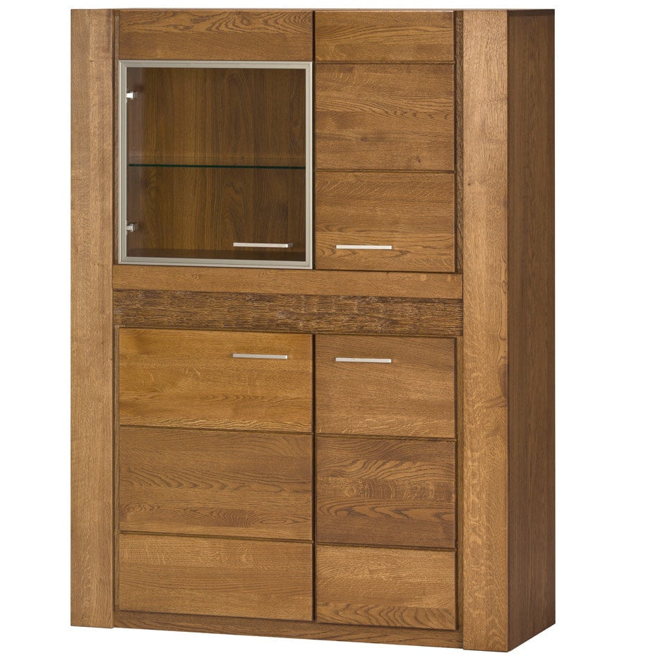 VELVET 15 Eichenvitrine, 110x42x150 cm | VESKOR