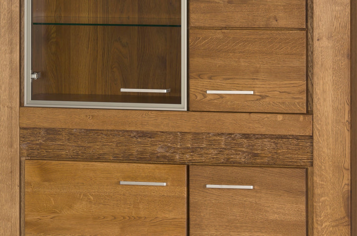 VELVET 15 Eichenvitrine, 110x42x150 cm | VESKOR