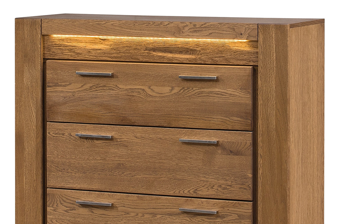 Kommode VELVET 75 Eiche, 105x42x110 cm | VESKOR