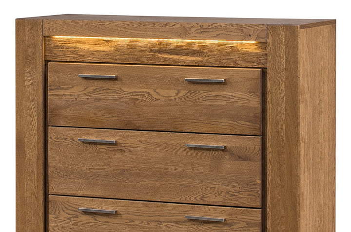 Kommode VELVET 75 Eiche, 105x42x110 cm | VESKOR