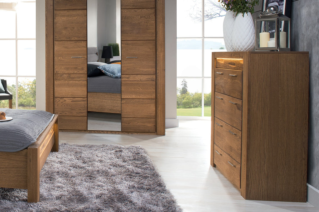 Kommode VELVET 75 Eiche, 105x42x110 cm | VESKOR