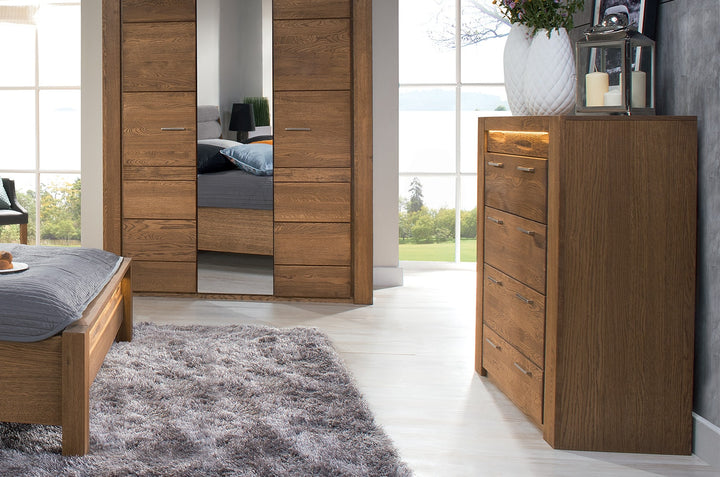 Kommode VELVET 75 Eiche, 105x42x110 cm | VESKOR