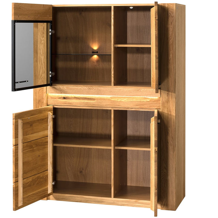 VELVET 15 Eichenvitrine, 110x42x150 cm | VESKOR