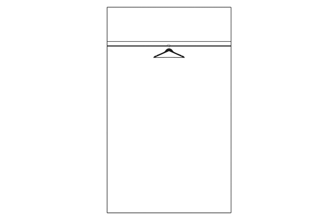 Rustikaler Kleiderschrank aus Eiche VELVET 70 | VESKOR