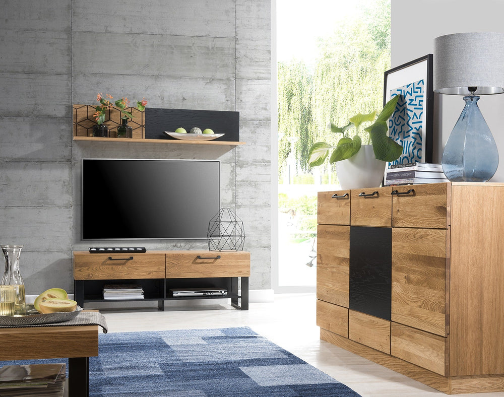 VESKOR Mozaik Holzmöbel aus Eiche, TV-Möbel, Sideboards im modernen, skandinavischen Design 