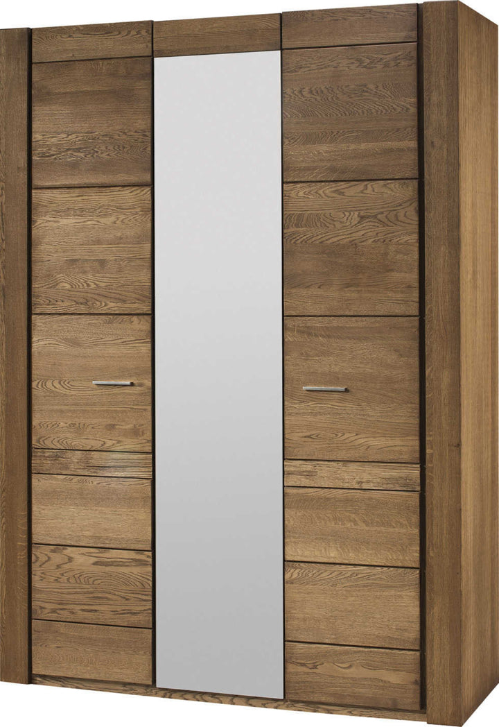 VESKOR Schrank aus massivem Eichenholz aus der Velvet-Kollektion. Nordisches Möbel mit modernem Design 